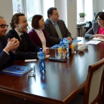 Minister Anna Streżyńska na spotkaniu z przedstawicielami Facebooka.
