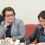 Anna Strezyńska, szefowa resoru cyfryzacji i Anna Zalewska, minister edukacji narodowej 