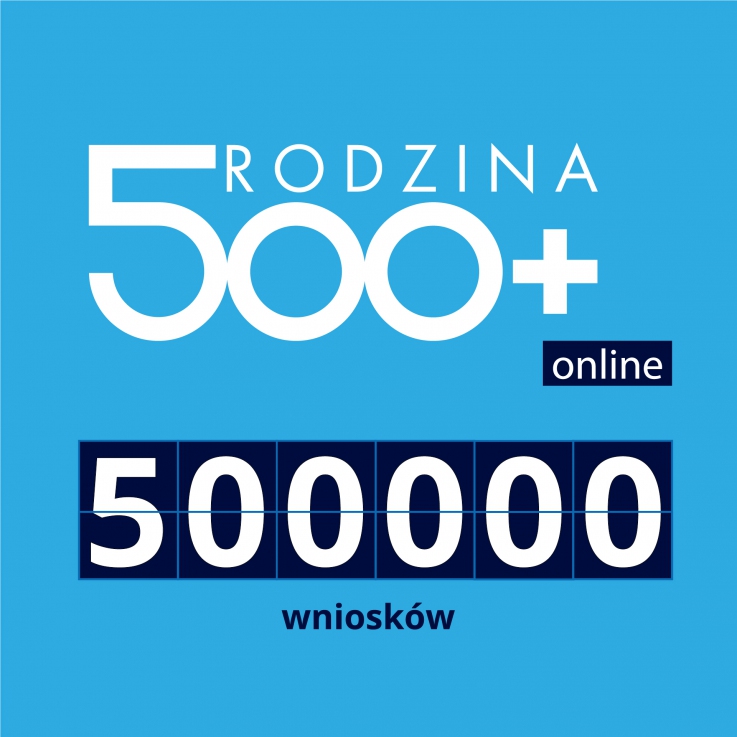 500 Plus - ponad 500 tysięcy wniosków złożonych drogą elektroniczną