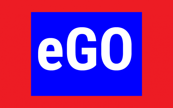 Napis "eGO"