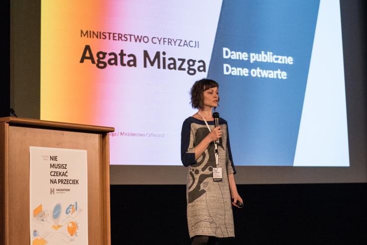 Hackathon - Agata Miazga - zastepca dyrektora departamentu spoleczenstwa informacyjnego -  ministerstwo cyfryzacji