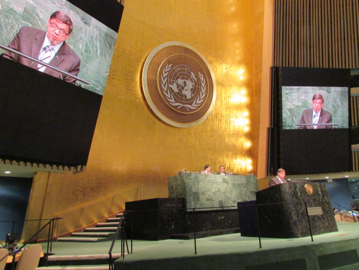 Minister Witold Kołodziejski na posiedzeniu Zgromadzenia Ogólnego ONZ poświęconego WSIS